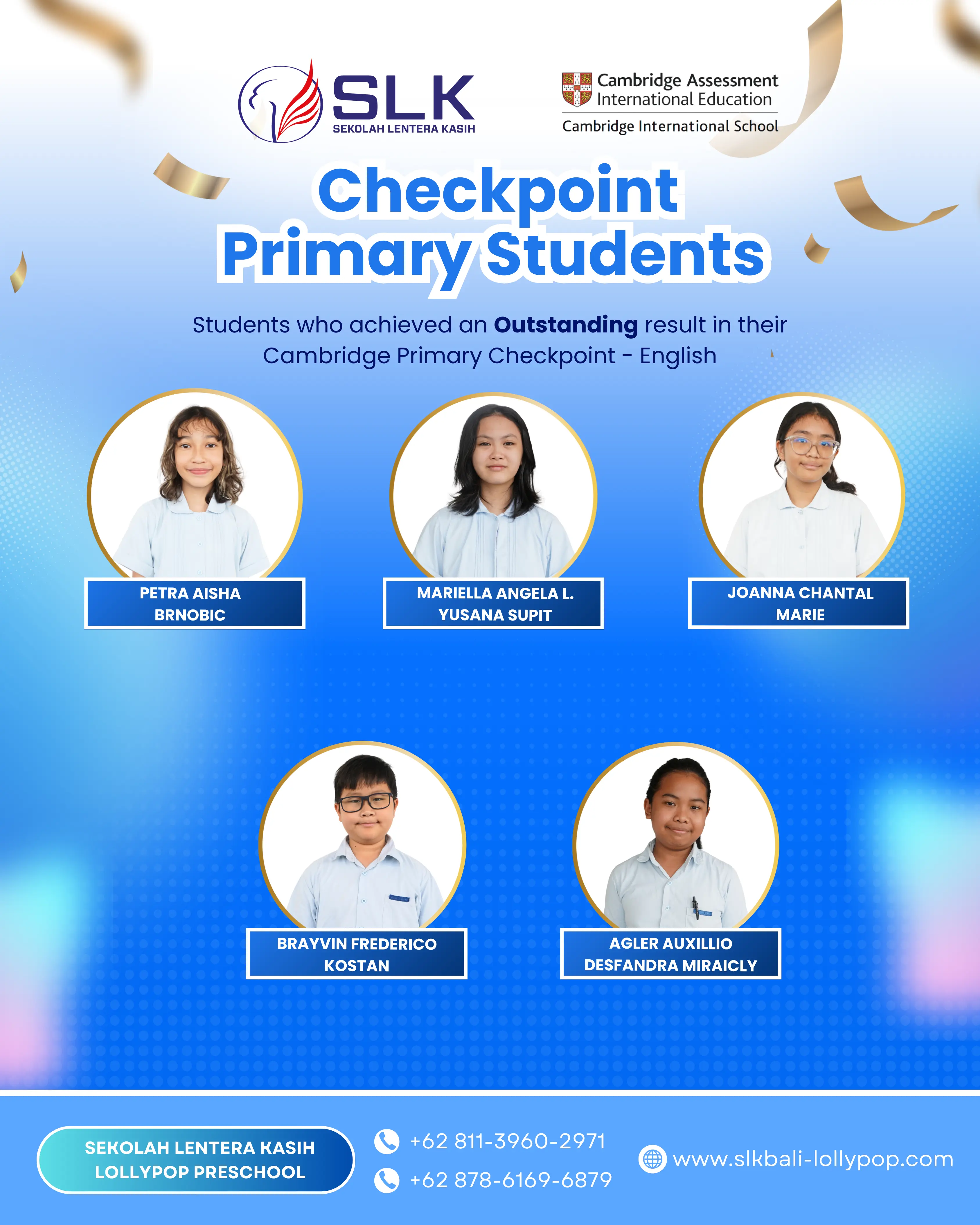 Outstanding Cambridge Primary Checkpoint Results 2026 | SLK Bali 🏆 - Photo 5