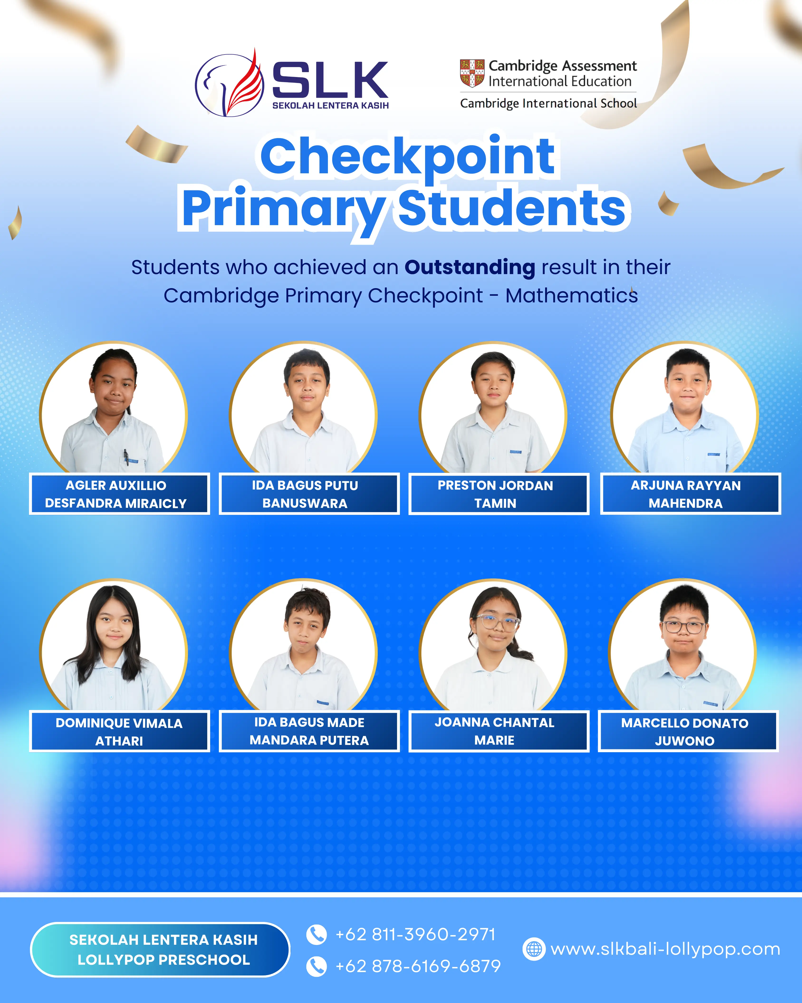 Outstanding Cambridge Primary Checkpoint Results 2026 | SLK Bali 🏆 - Photo 7