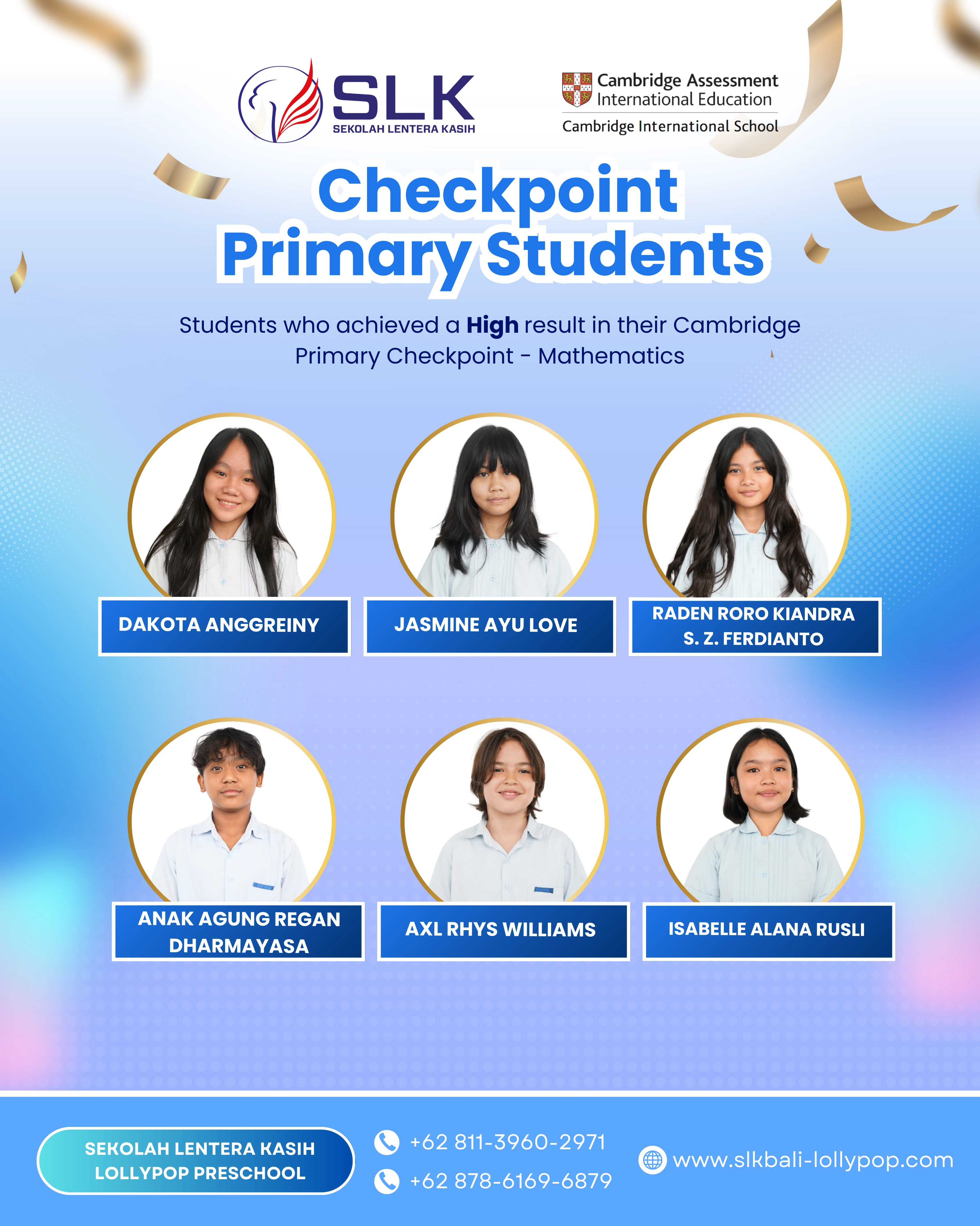 Outstanding Cambridge Primary Checkpoint Results 2026 | SLK Bali 🏆 - Photo 9