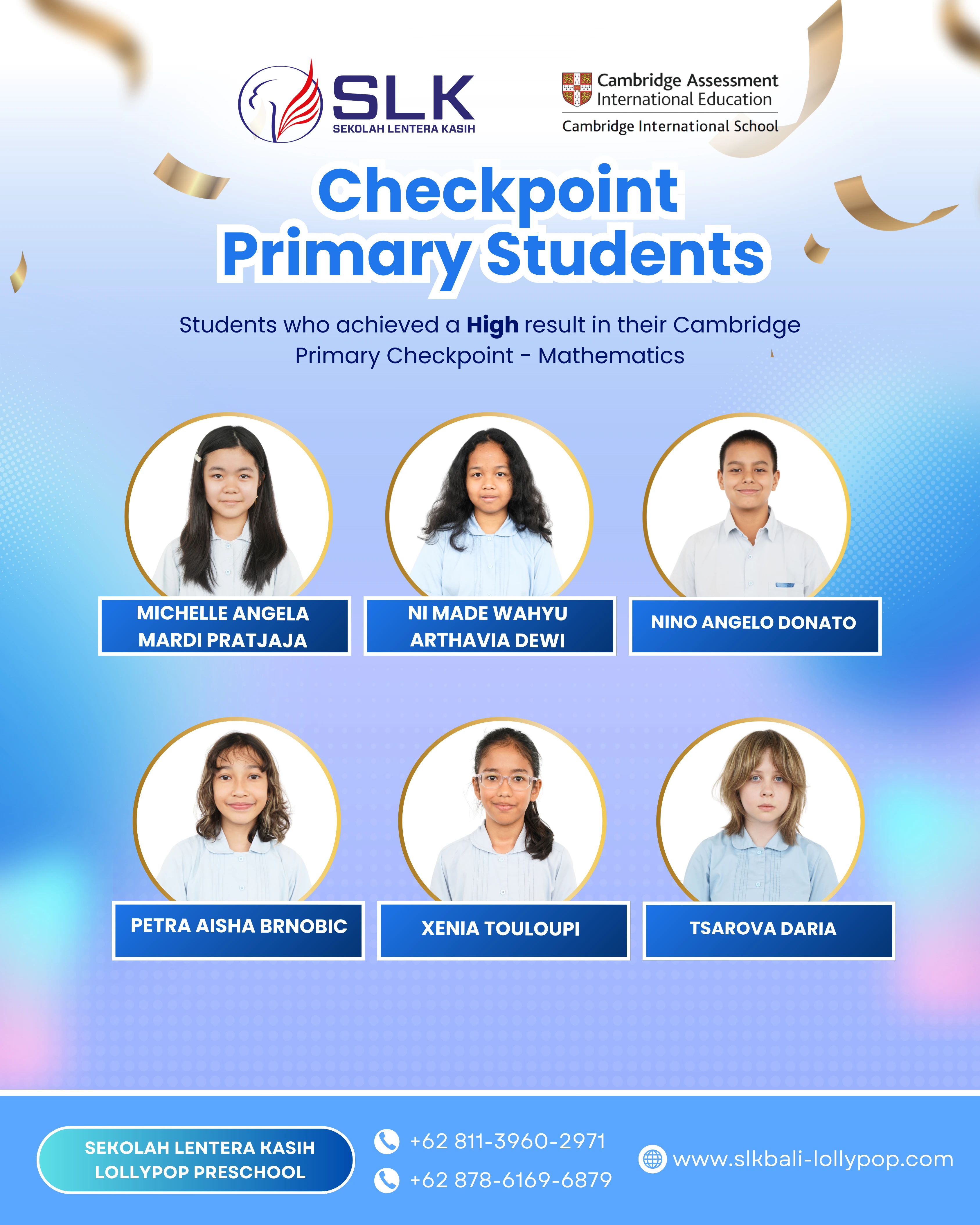 Outstanding Cambridge Primary Checkpoint Results 2026 | SLK Bali 🏆 - Photo 10