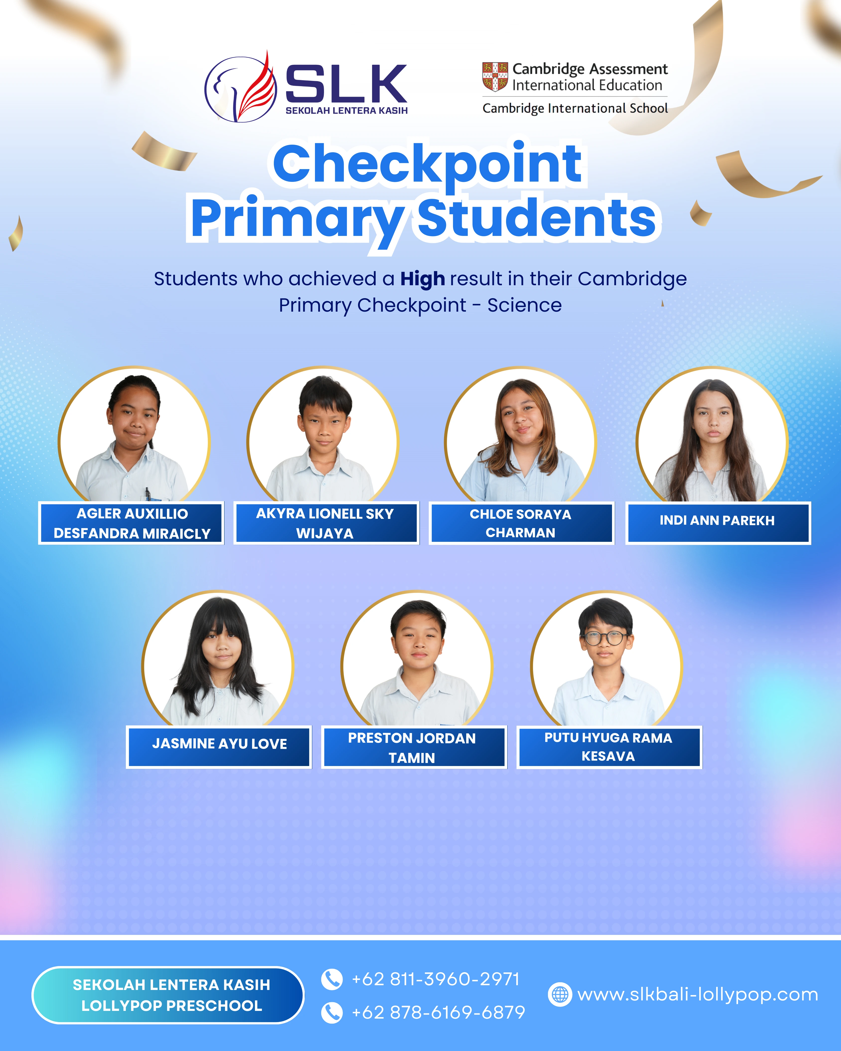 Outstanding Cambridge Primary Checkpoint Results 2026 | SLK Bali 🏆 - Photo 11